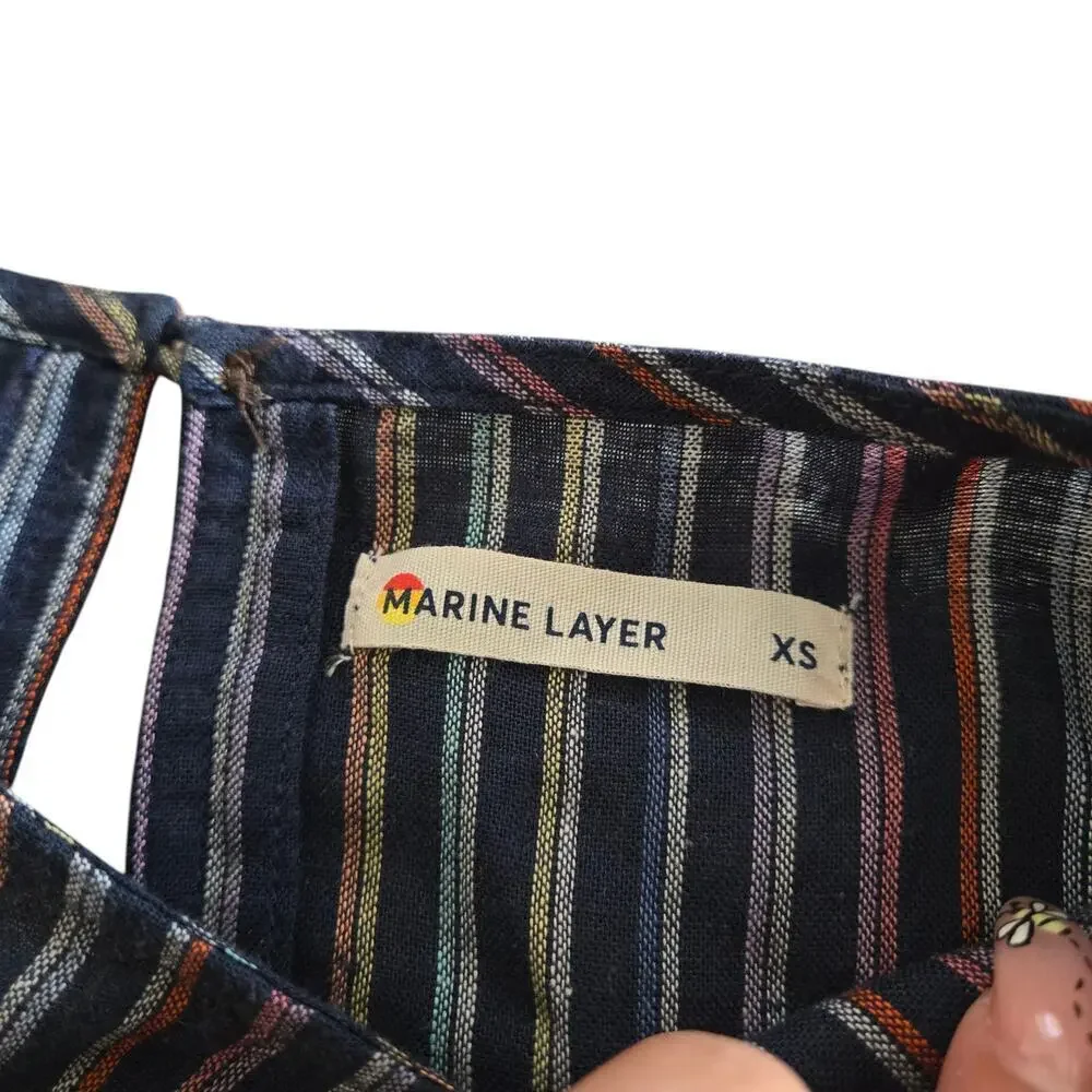 Marine Layer Laney‎ Striped Dress Size: XS